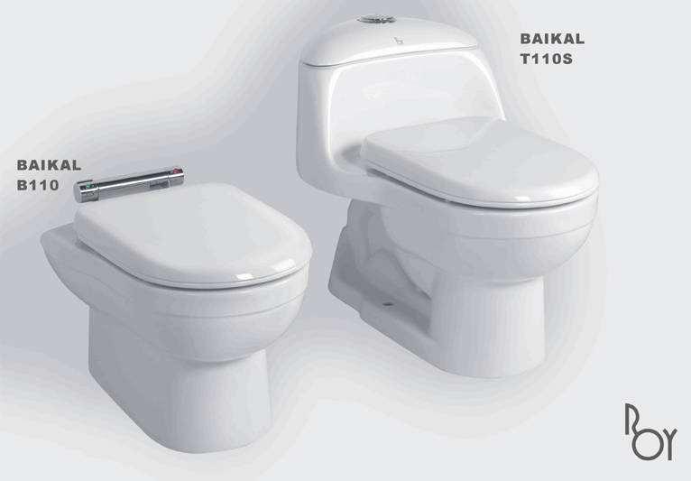  Baikal Toilet and Bidet (Baïkal WC et bidet)