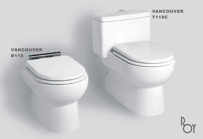  Vancouver Toilet and Bidet (Vancouver, WC et bidet)