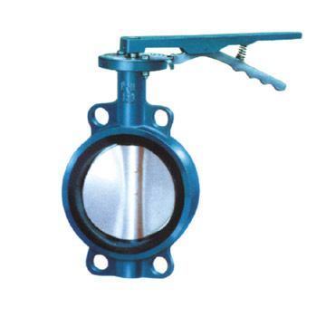  Handle Lever Centre Dual-Clamp Butterfly Valve ( Handle Lever Centre Dual-Clamp Butterfly Valve)