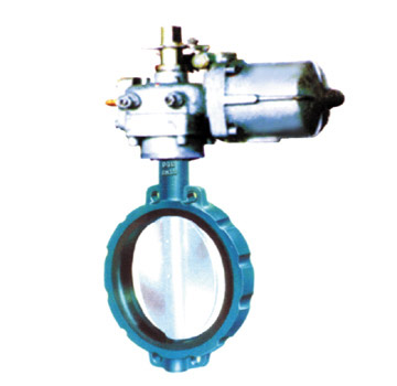  Pneumatic Centre Dual-Clamp Butterfly Valve ( Pneumatic Centre Dual-Clamp Butterfly Valve)