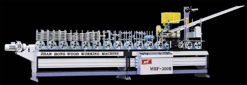  MBF-300B Hot Glue Wrapping Machine for Single Real Wood (ФМС-300B горячий клей Упаковка Машина для одиноких натуральной древесины)