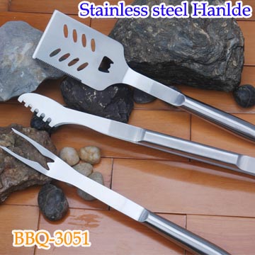  3-Piece Stainless Steel BBQ Set ( 3-Piece Stainless Steel BBQ Set)