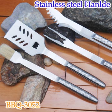  4-Piece Stainless Steel BBQ Set ( 4-Piece Stainless Steel BBQ Set)