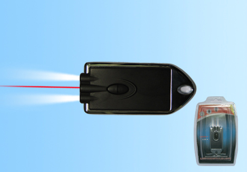  3 Lights Laser Card with Keychain