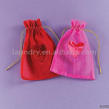  Gift & Promotion Valentine Mesh Drawstring Bag (Cadeaux et Promotion Valentine Mesh avec lacets)