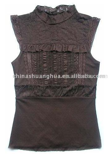  Ladies` Sleeveless Pullover