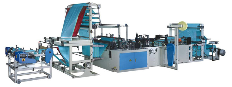  Microcomputer Ribbon-Through Type Garbage Bag-Making Machine