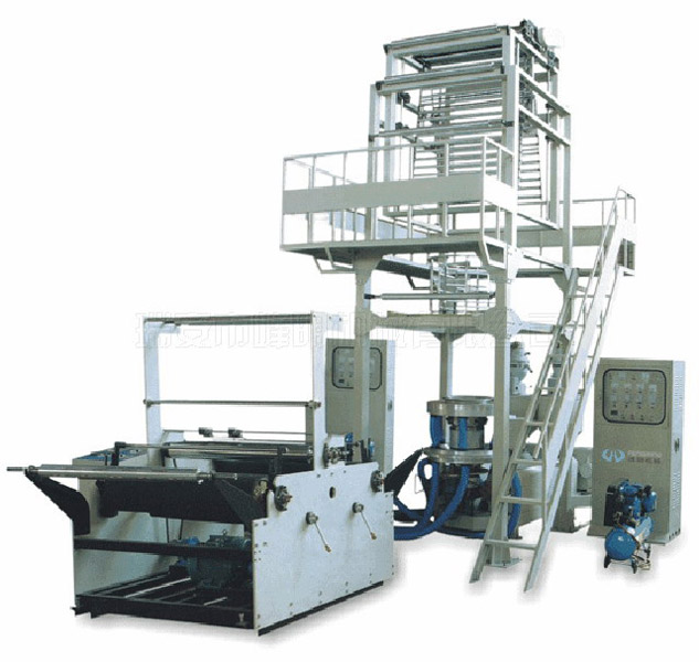  Double-Layer Co-Extruding Rotary Die Film Blowing Machine ( Double-Layer Co-Extruding Rotary Die Film Blowing Machine)