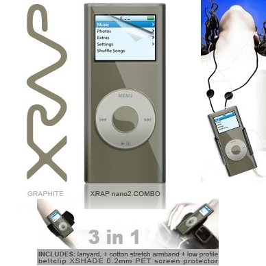  XRAP TPU Soft Crystal Case For iPod Nano 2(Graphite Color) ( XRAP TPU Soft Crystal Case For iPod Nano 2(Graphite Color))
