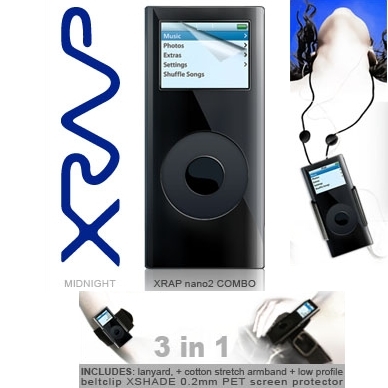  XRAP TPU Soft Crystal Case for iPod Nano 2 (Midnight) ( XRAP TPU Soft Crystal Case for iPod Nano 2 (Midnight))