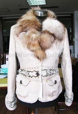  Jacket with Silver Fox Collar (Veste avec Silver Fox Collar)