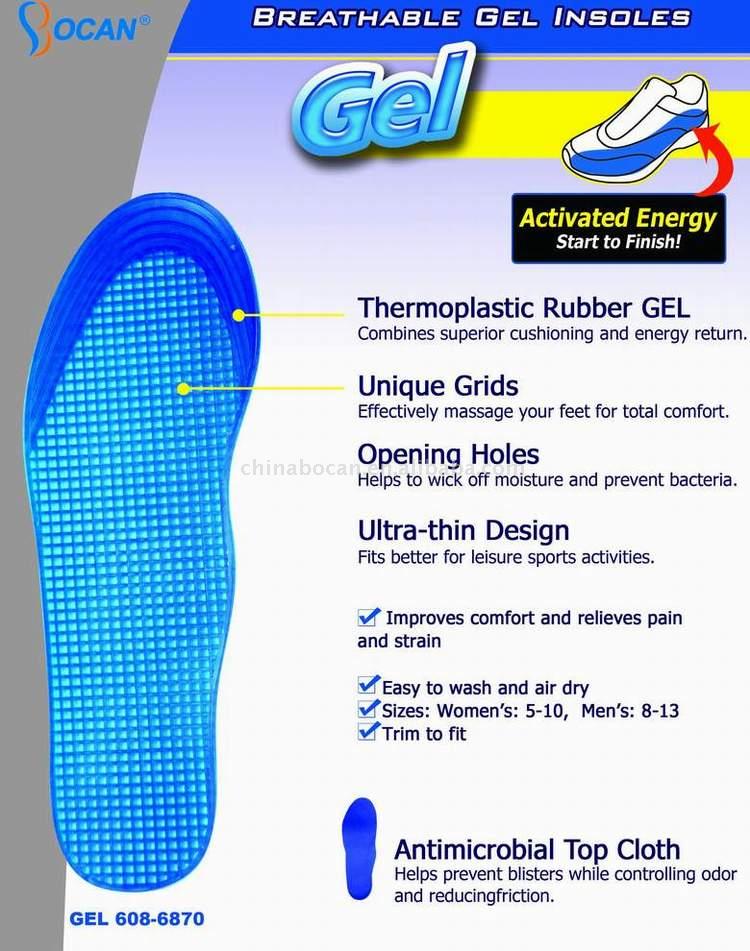  Breathable Gel Insoles ()