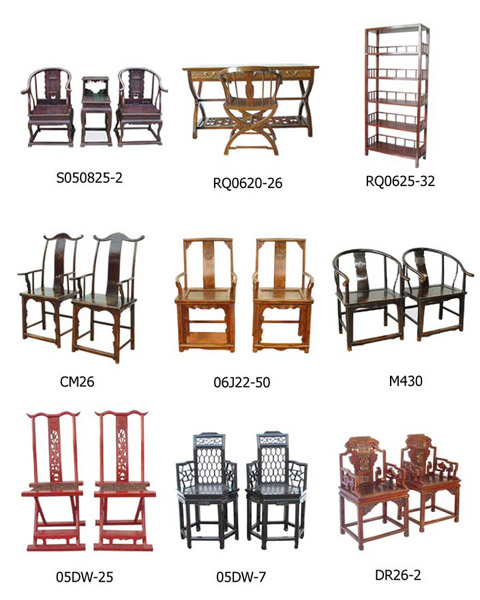  Chinese Antique Furniture Chairs, Desks & Bookshelves (Chinese Antique Chairs Mobilier, Bureaux & Bookshelves)