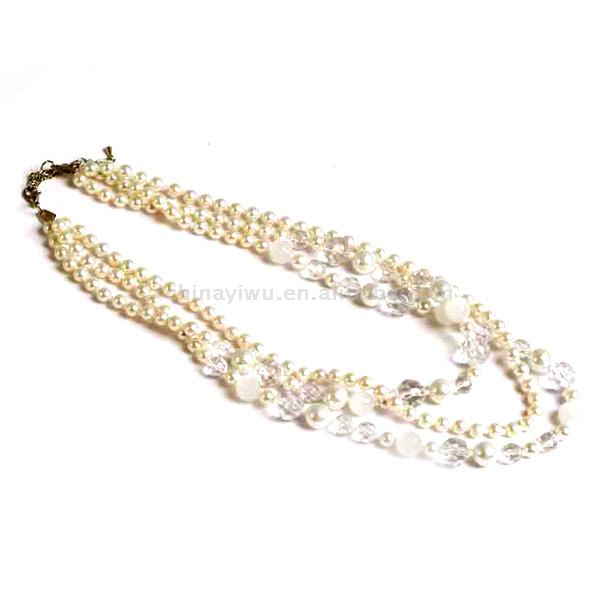  Pearl & Stone Necklace