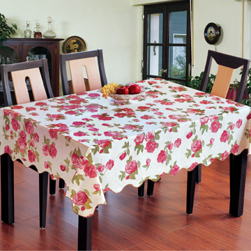  PVC Tablecloth with Non-Woven Backing ( PVC Tablecloth with Non-Woven Backing)