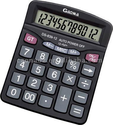  12-Digit Desktop Calculator (12 chiffres Calculatrice de bureau)