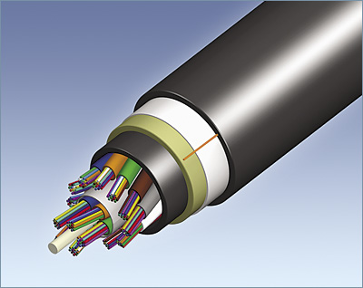  Non-Armored Double Jacket Loose Tube Cable ( Non-Armored Double Jacket Loose Tube Cable)
