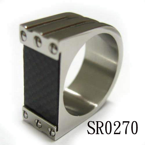 Stainless Steel Ring with Carbon Fiber (Нержавеющая сталь кольцо с Carbon Fiber)