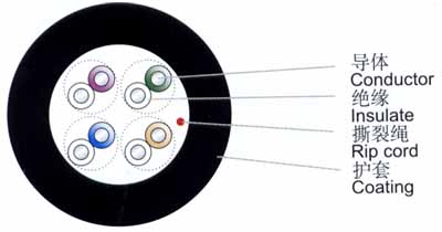  4 Pairs 24AWG Cat5eUTP ( 4 Pairs 24AWG Cat5eUTP)