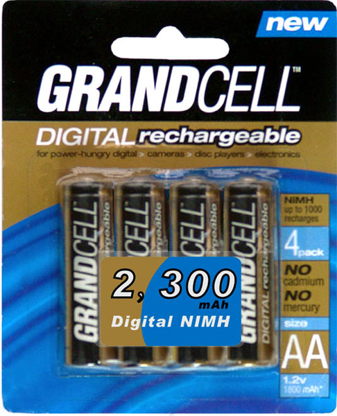  Digital Ni-MH Rechargeable Batteries