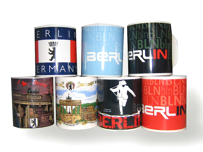  Stoneware Mugs With Printing (Grès Tasses pour l`impression)