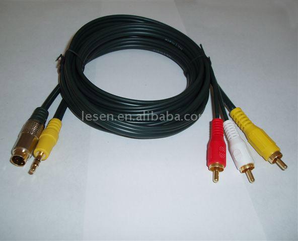  Audio/Video Cable (Câble audio / vidéo)