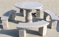 Granit-Tisch, Garten Größe (Granit-Tisch, Garten Größe)