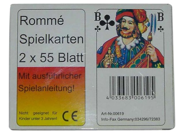  Playing Card (Poker 2 x 55)