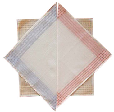  Ladies` Satin Striped Handkerchiefs (Женские атласная Полосатая носовые платки)