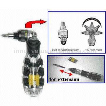  5-Way Ratcheting Screwdriver Set ( 5-Way Ratcheting Screwdriver Set)