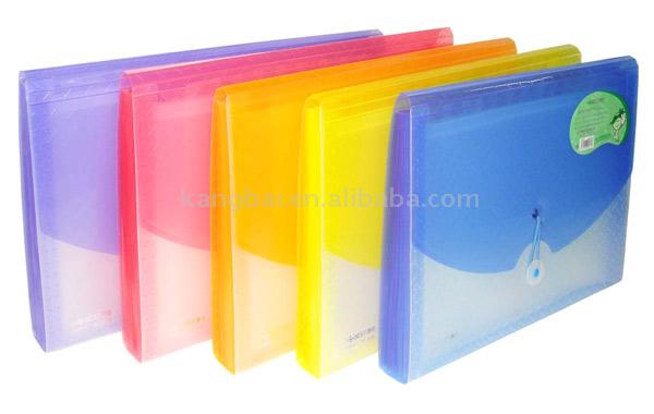  Transparent Expanding File Folder
