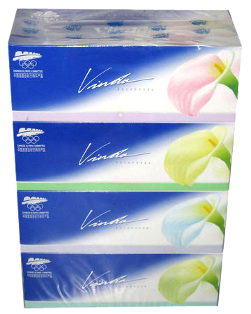  Vinda Blue Classic Facial Box Tissue (Vinda Blue Classic Facial Tissue Box)
