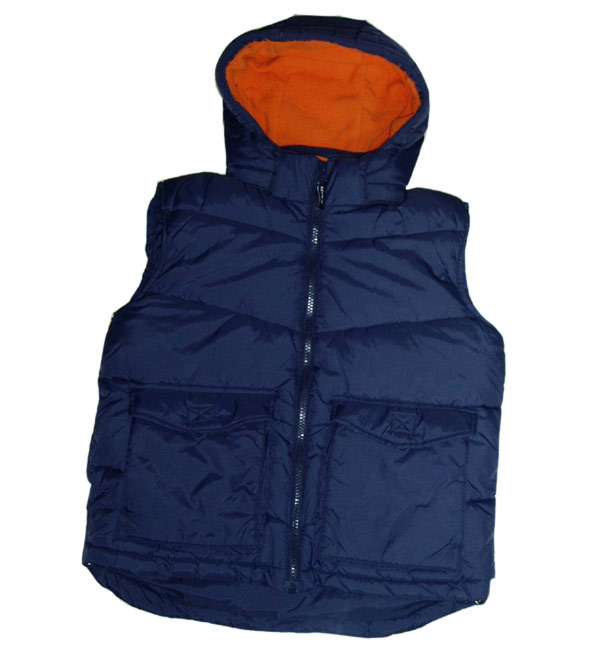  Boys` Fake Down Vest ( Boys` Fake Down Vest)