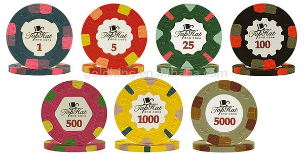  Clay Poker Chips