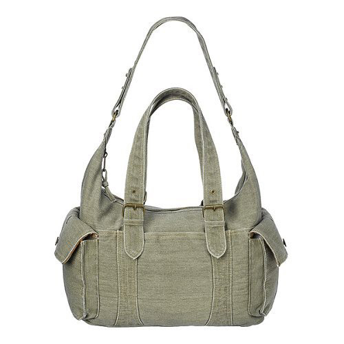  Convertible Canvas Satchel - Army Green ( Convertible Canvas Satchel - Army Green)