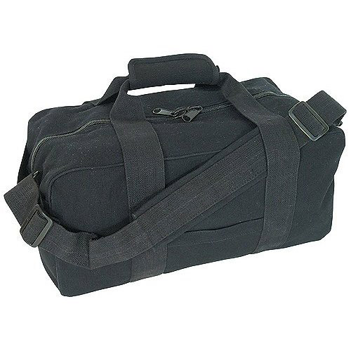  Canvas Gear Bag - 9 x 18 - Unisex - Black ( Canvas Gear Bag - 9 x 18 - Unisex - Black)