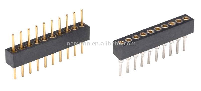  1.778mm Pitch Pin Connectors and SIP Socket Connectors (1.778mm Pitch Pin Steckverbinder-und SIP-Sockel Steckverbinder)