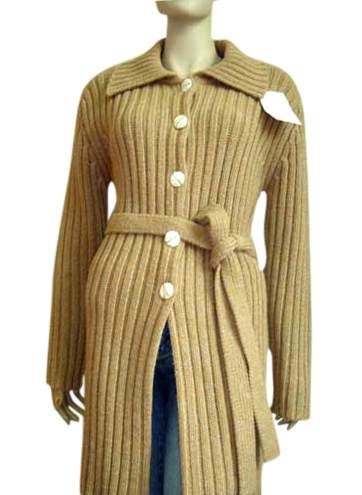  Ladies` Long Knitting Sweater