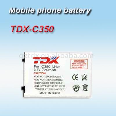  TDX-C350 Mobile Phone Battery ( TDX-C350 Mobile Phone Battery)