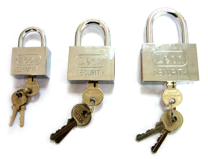  Iron Padlock Of Chrome Plated (Fer cadenas de chrome plaqué)