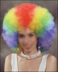  Synthetic Clown Colorful Wig (Синтетические клоун красочная Парик)