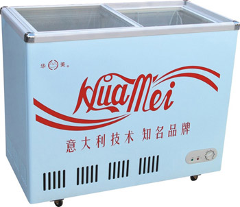  Double-Temperature Transparent Glass Door Chest Showcase ( Double-Temperature Transparent Glass Door Chest Showcase)