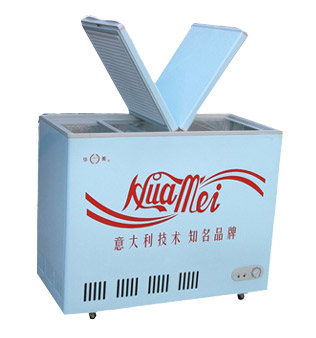 Double-Temperature Foam Folding Door Chest Freezer (Double-Température en mousse Porte pliante Congélateur coffre)