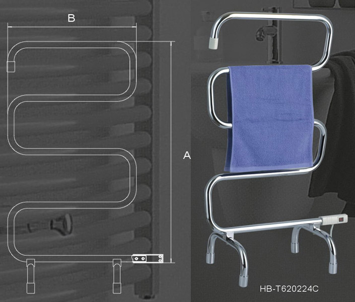  Electric Towel Warmer (Chrome) (Sèche-serviettes électriques (Chrome))