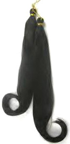  100% Synthetic Yaki Pony Hair (100% синтетика Яки Пони волосами)