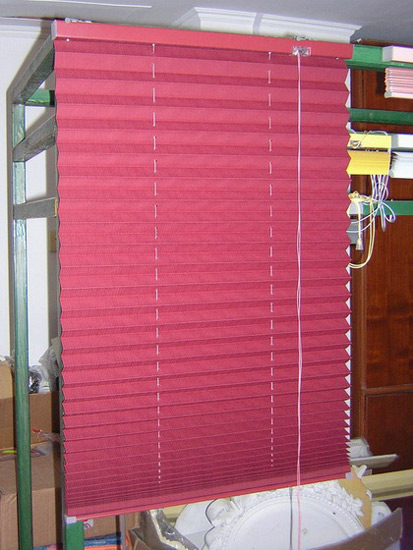  Polyester Fabric Pleated Blinds ( Polyester Fabric Pleated Blinds)