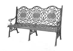  Cast Iron Bench (Cast Iron Bench)