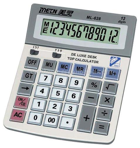  12-Digit Desktop Calculator (12 chiffres Calculatrice de bureau)