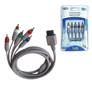 Game Zubehör für Wii - Wii Component Cable (Game Zubehör für Wii - Wii Component Cable)
