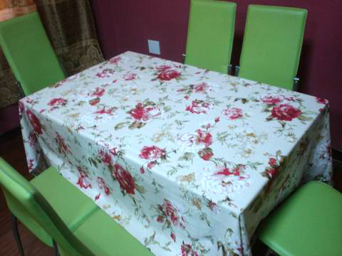  Cotton-Linen Printed Table Cloth (Хлопок-Лен Печатный Скатерть)